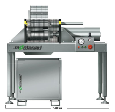 Automatic compactor for tins for food